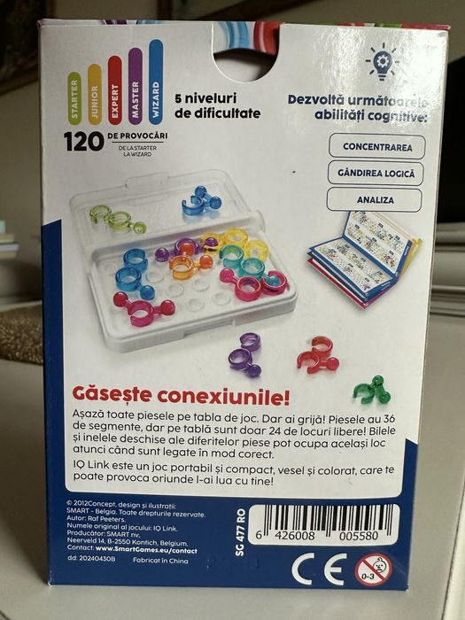 Joc SmartGames IQ Link - nou sigilat