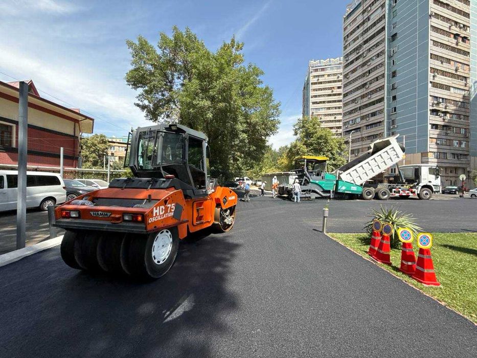 Ўзбекистон бўйлаб асфалтлаштириш ва йўл белгилаш – Asfalt.uz