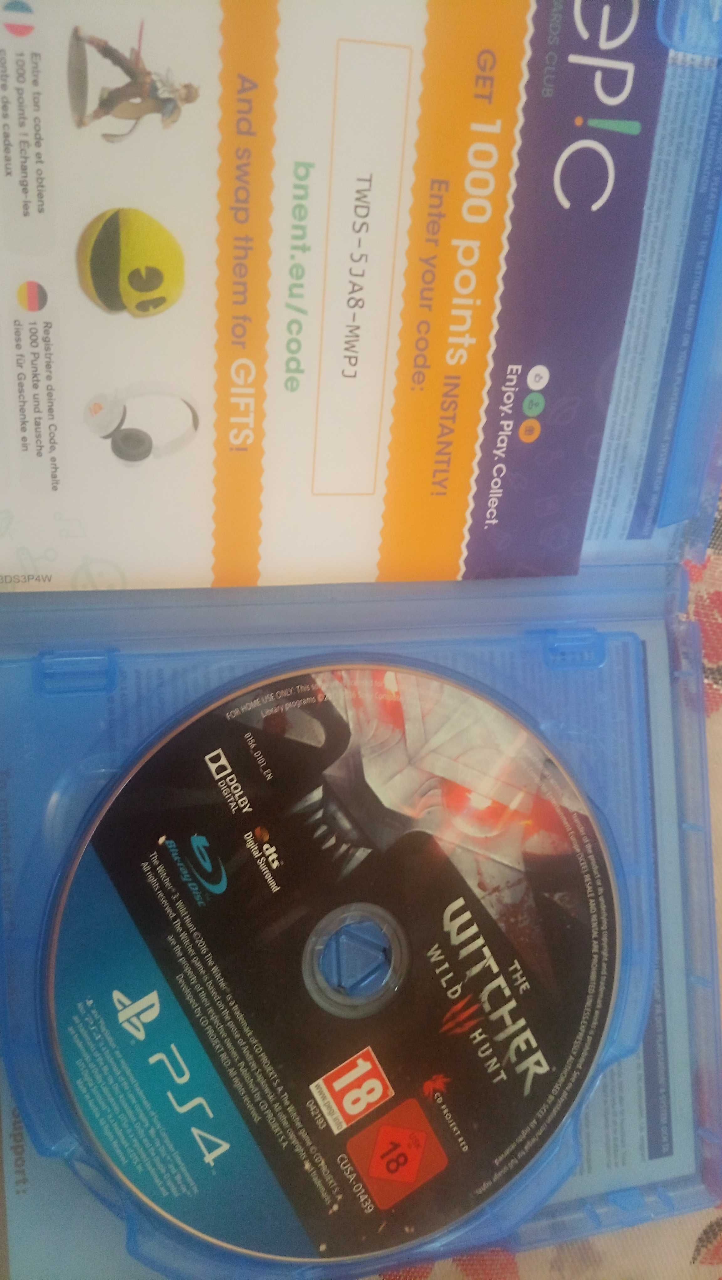 Игри за PS4 The Witcher wild 3 hunt