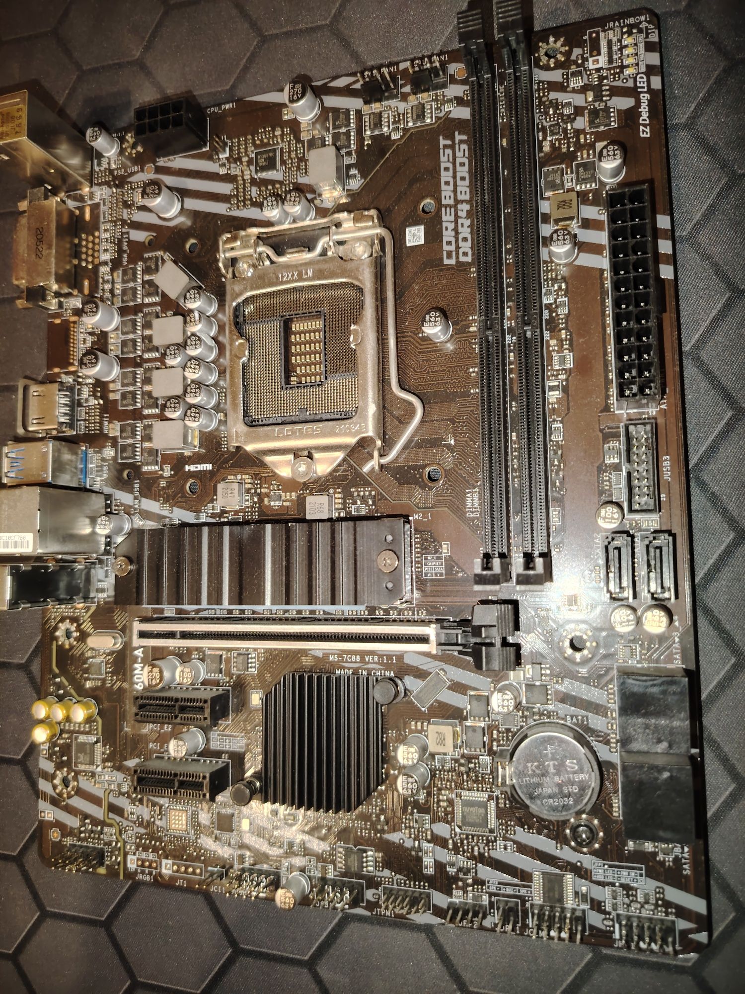 Материнская плата MSI B460. B460M-PRO.  Лучше чем H410-H510