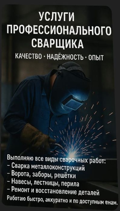 Сварщик на выезд