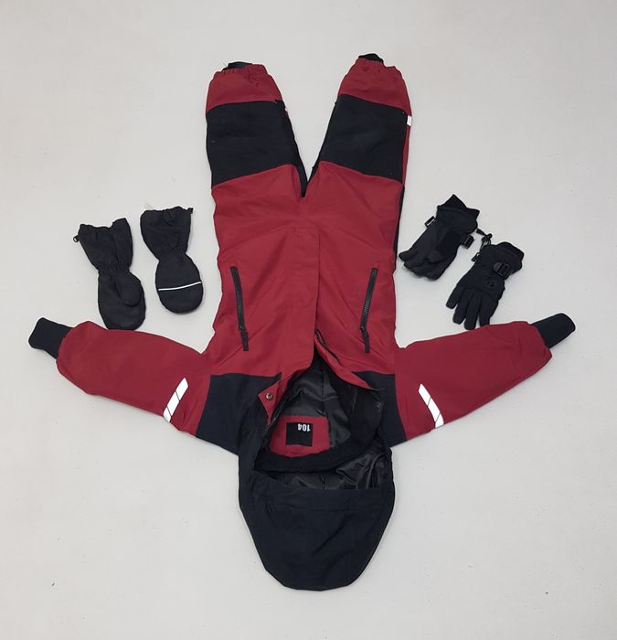 Salopeta Everest, Overall schi, combinezon zăpadă unisex nr 104 mănuși