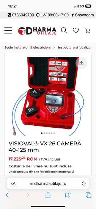 Camera inspectie canalizare