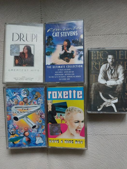 Lot de 5 casete audio originale