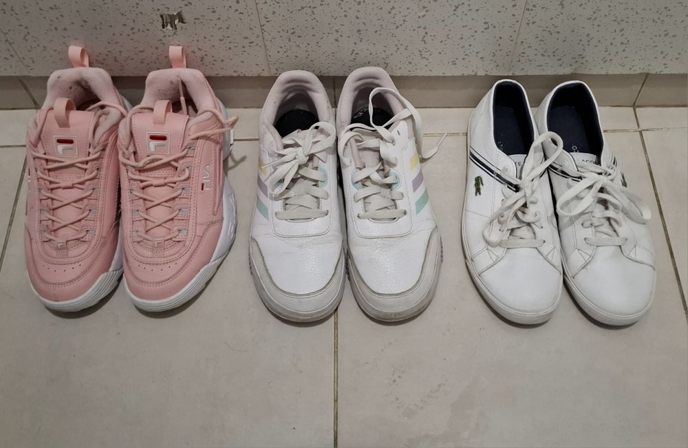 Продавам оригинални маратонки на Adidas, Lacoste, Fila