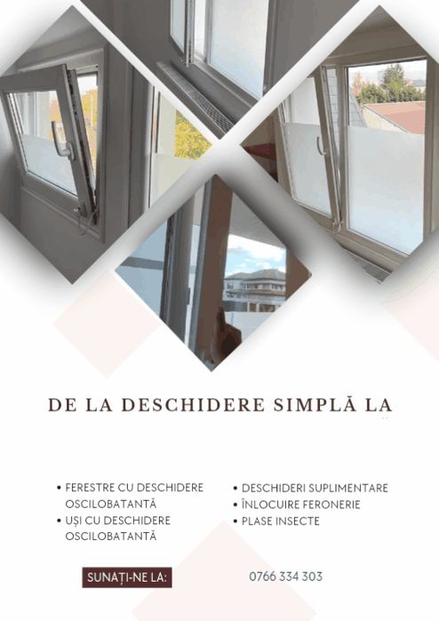 Transformare ferestre în oscilobatante – Confort și siguranță