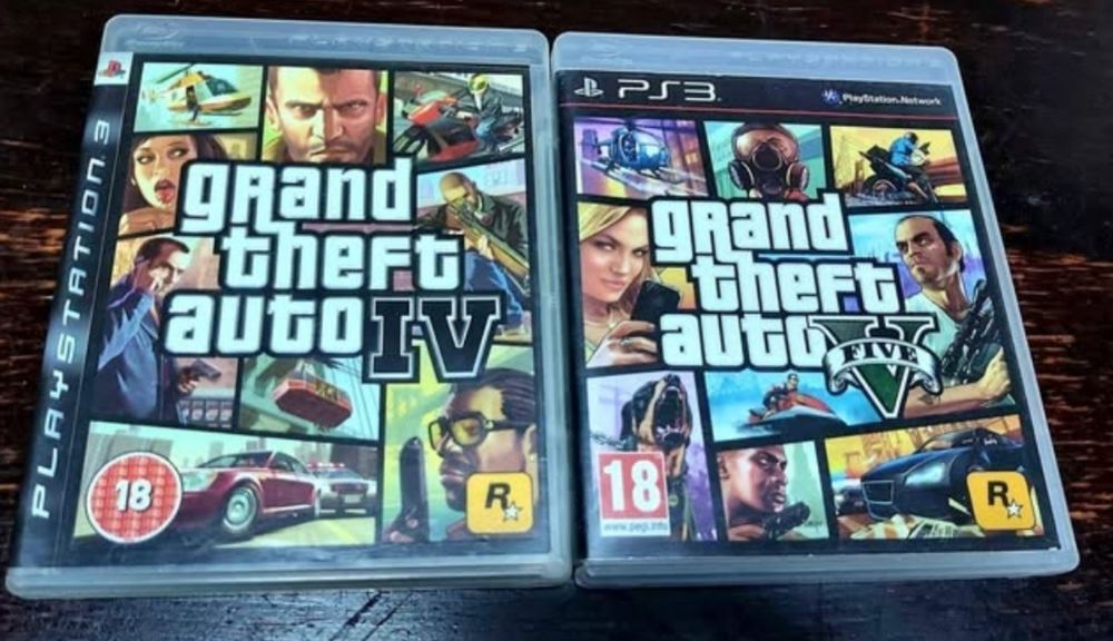 GTA (Grand Theft Auto) Liberty City & Gta 5/Controller wireless PS 3