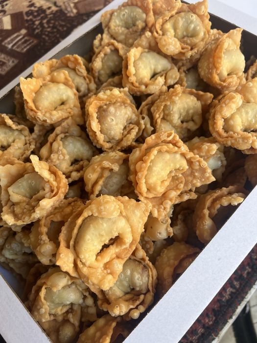 Qovurma chuchvara, paramach, yupqa, somsa.