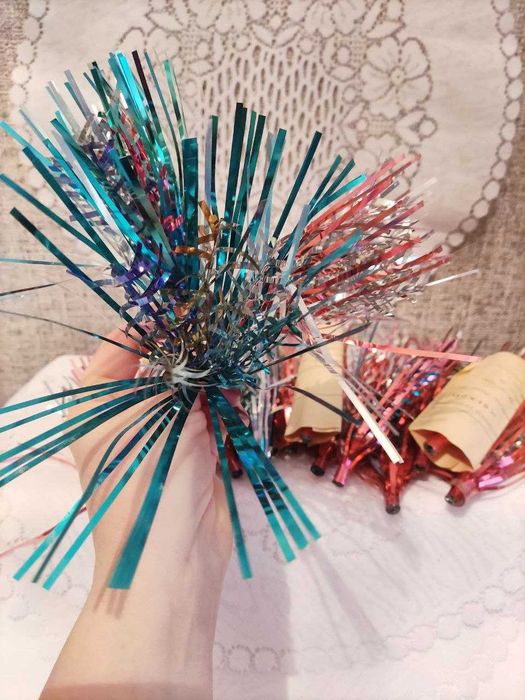 Ёлочная игрушка СССР новая, Снежок