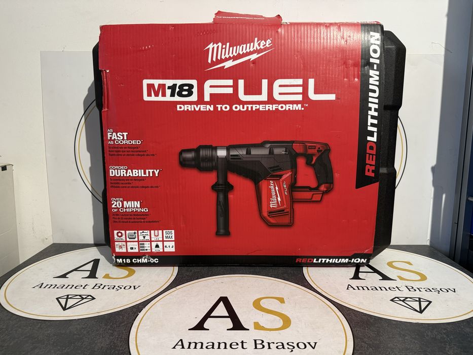 Ciocan Rotopercutor Milwaukee M18 CHM SDS Max Nou 2025