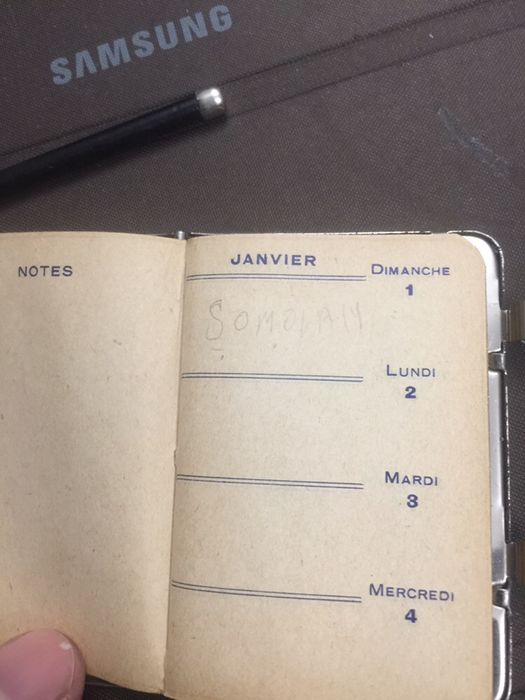 Agenda vintage an 1933 ,agenda de scris, din 1933