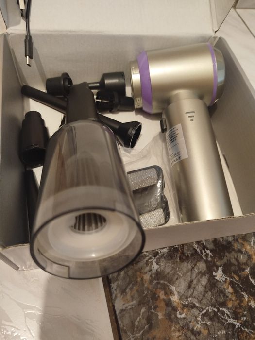 16kPa (много ВАЖНО) безжична прахосмукачка с 2 функции - засмукване и