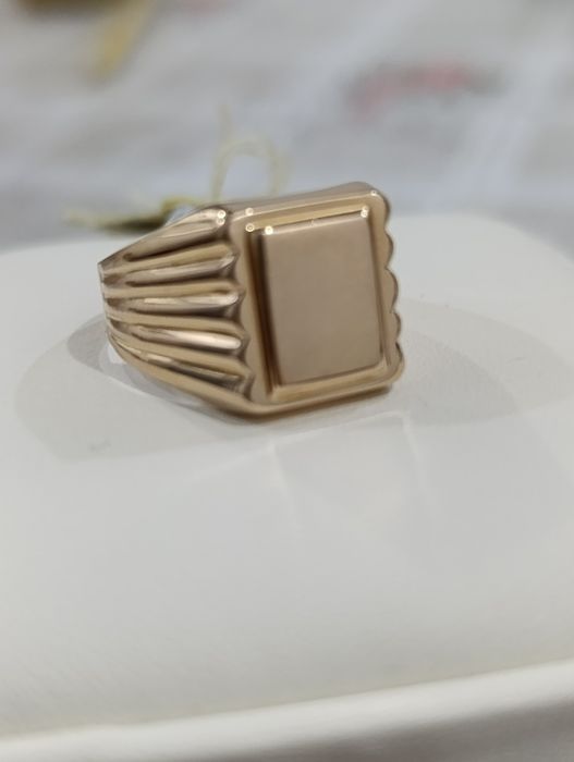 Советская заводская Мужское золотое кольцо, Проба  583, вес 5,88 р 21