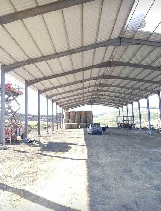 Hale agricole si industriale, structuri metalice orice marime material