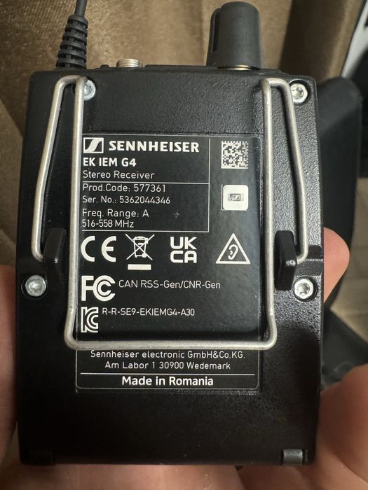 Sennheiser ew IEM G4 A-Band