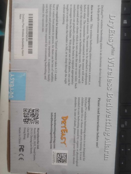 Alarma de Pat Ud la Copii, Dispozitiv Enurezis/incontinență urinară