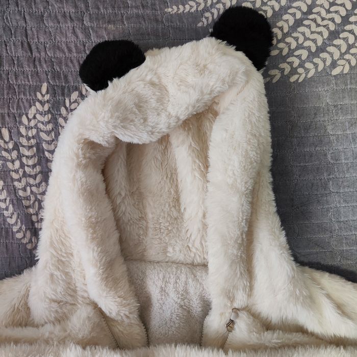 пушистая теплая куртка