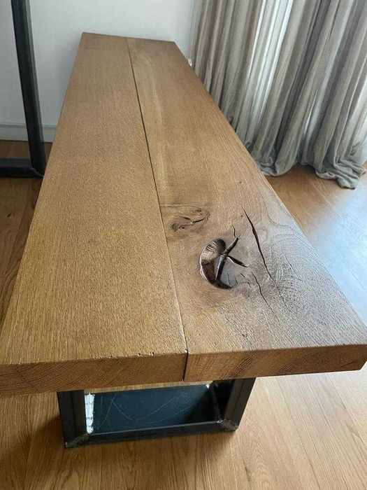 Masa stejar moderna + bancheta