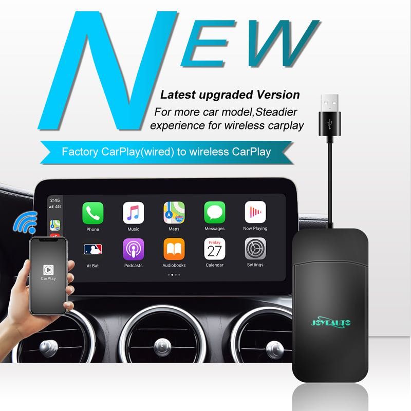 Apple CarPlay Безжичен Адаптер / Безкабелен Carplay -USB Plug and Play