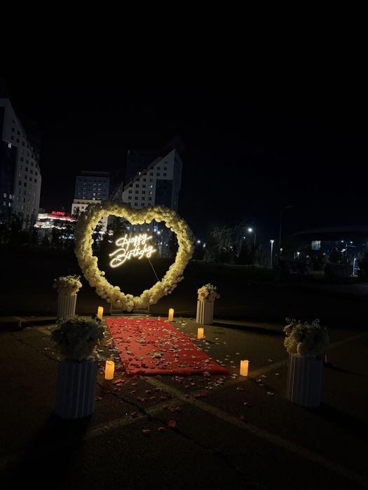 17.000 цветочная арка Marry me Оформление предложений и дней рождений