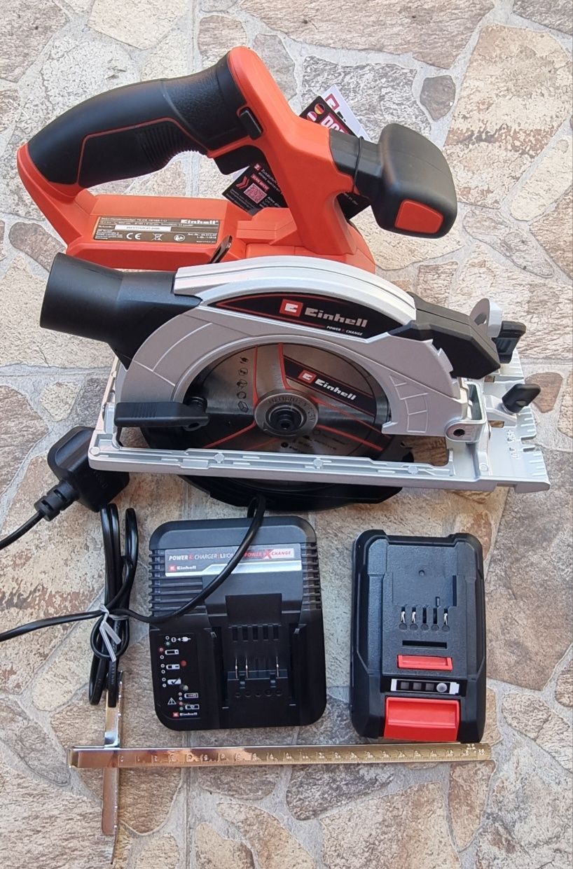 Акумулаторен ръчен цирколяр Einhell  18v