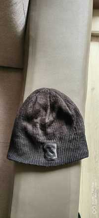 Зимна шапка Salomon LOGO BEANIE BLACK OSFA