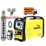 Aparat sudura MIG 200i + butelie 8L plina argon CO2 + reductor + sarma