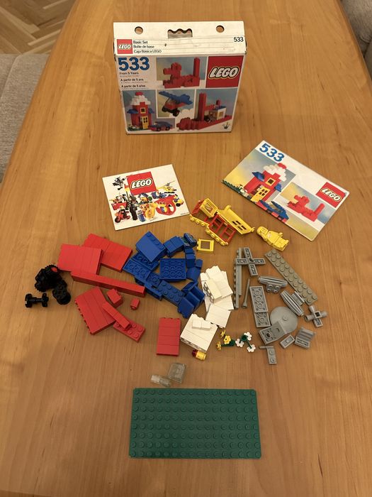 Lego Basic 533 Vintage - колекционерско Лего от 1984г.