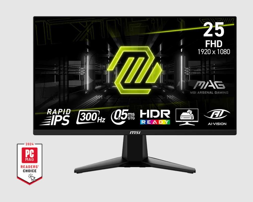 Игровой монитор MSI MAG 255XF 0,5мс IPS 300Hz FHD 24.5 Доставка по Узб