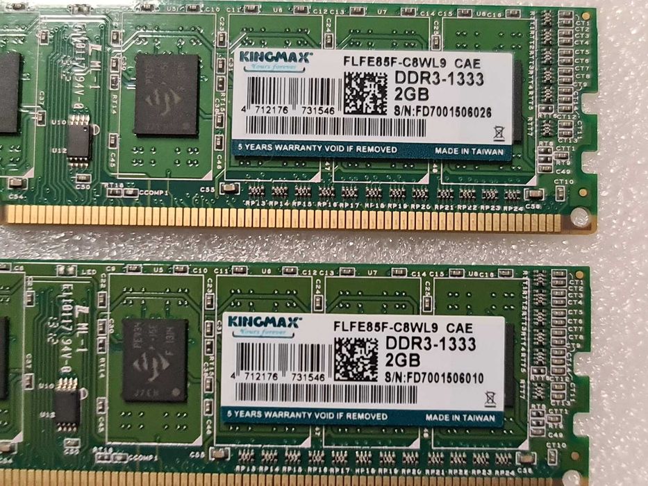 Memorie RAM desktop Kingmax FLFE85F-C8WF9 CAE 2GB DDR3 1333MHz