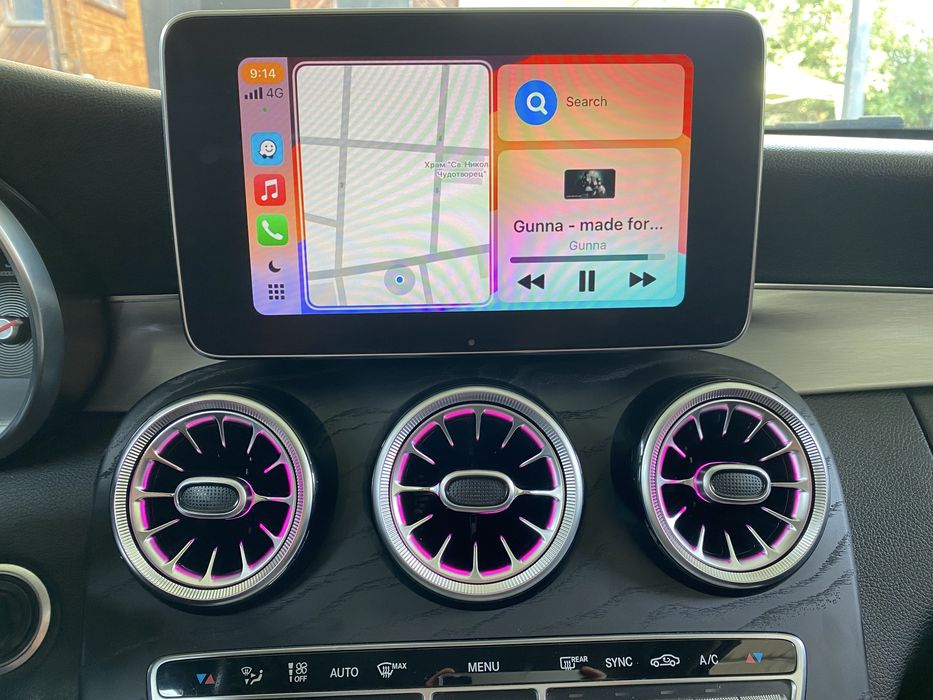 Apple CarPlay/AndroidAuto за Mercedes-Benz NTG 5.0 W205 X253 W222