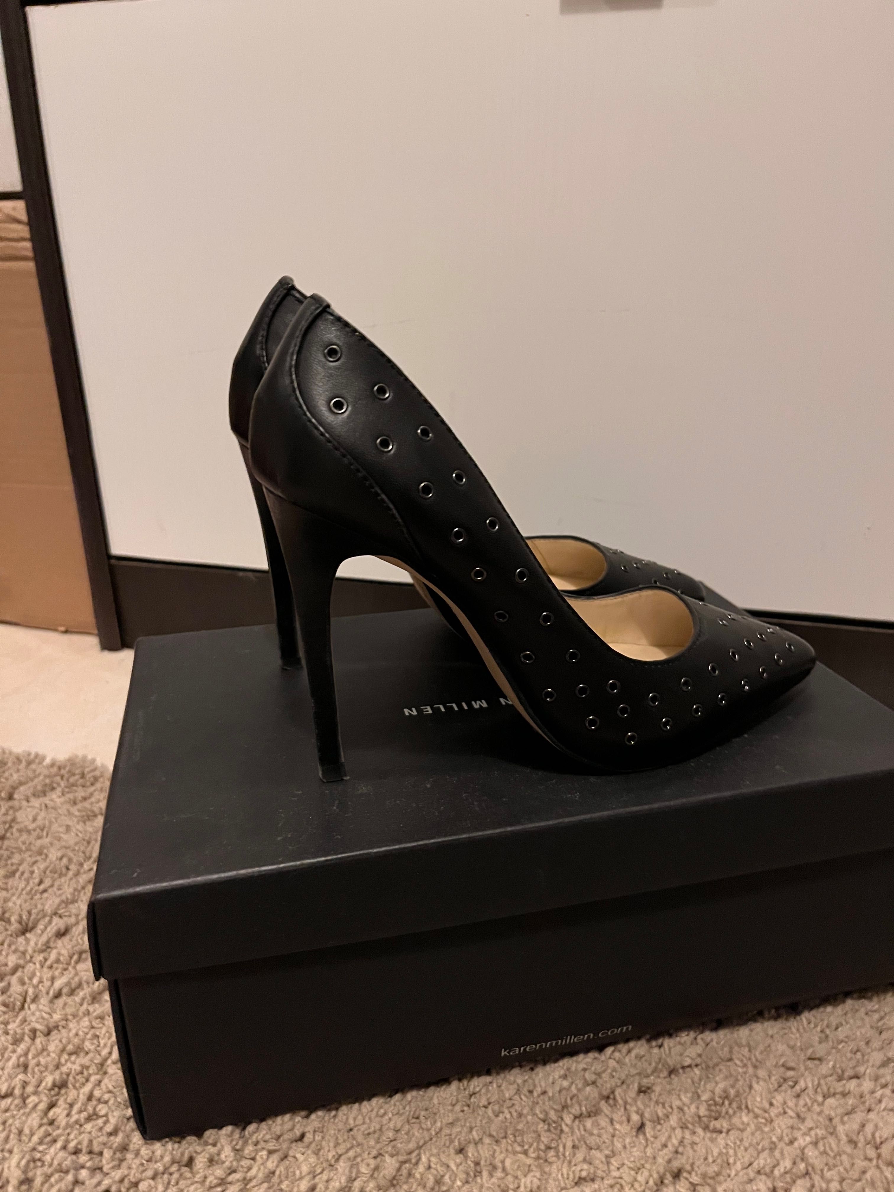 pantofi stiletto piele, Karen Millen, masura 37