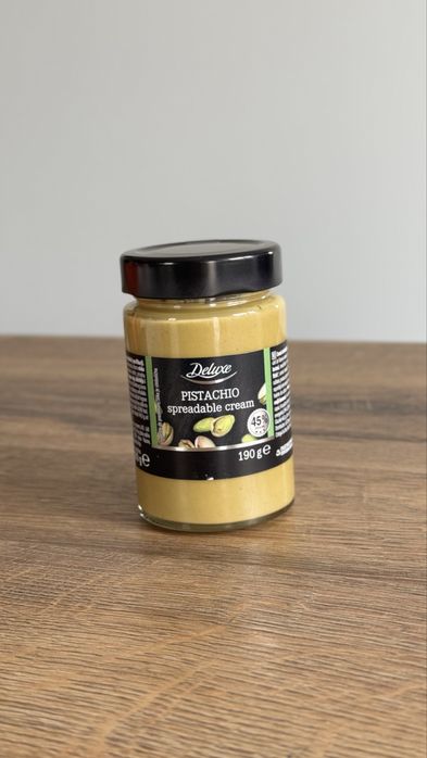 Crema de fistic Deluxe 190G / CREMA TARTINABILA /
