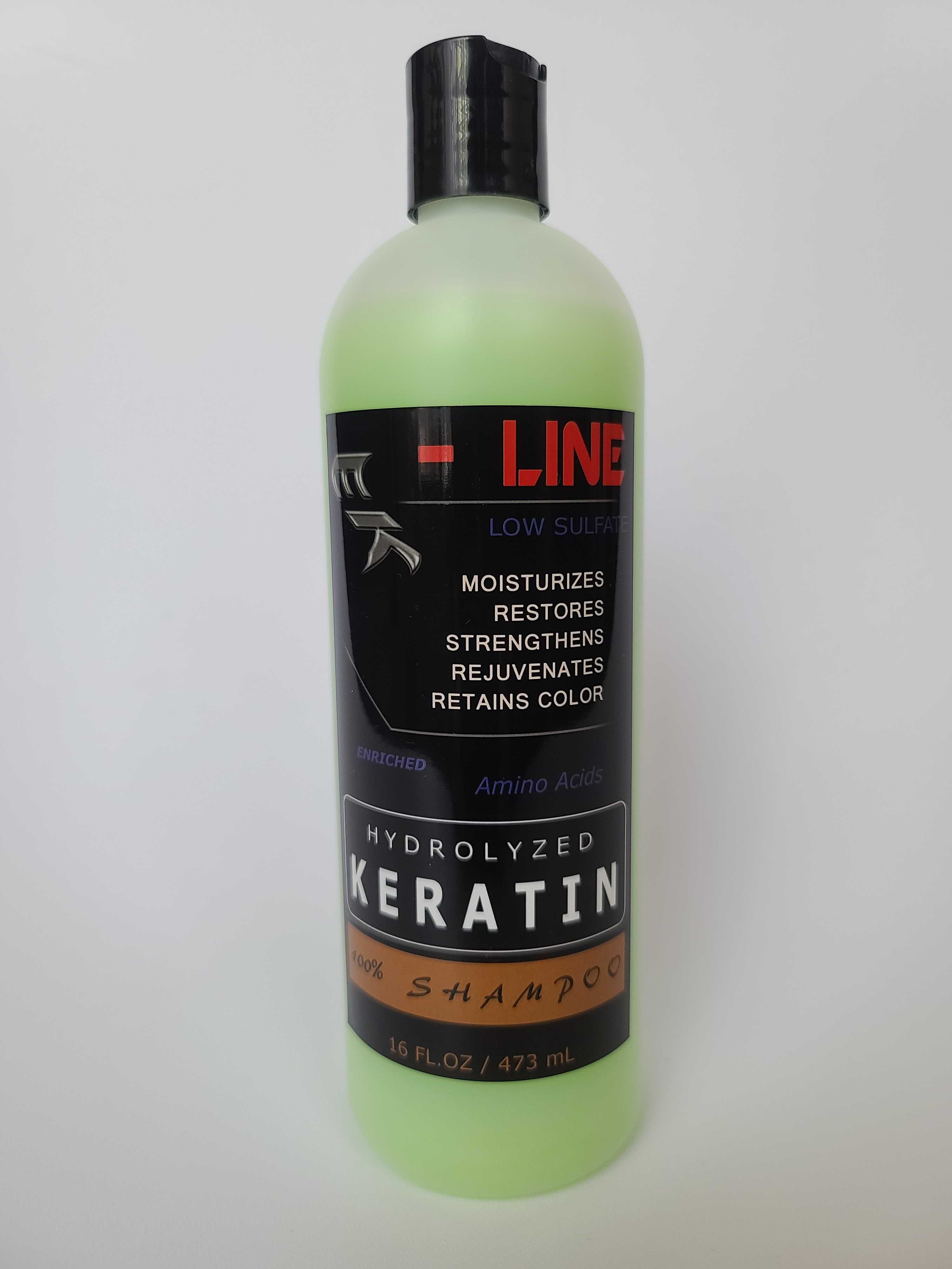 EK-LINE Премиум Шампунь с Кератином (США) - 473 мл (EK&Co)
