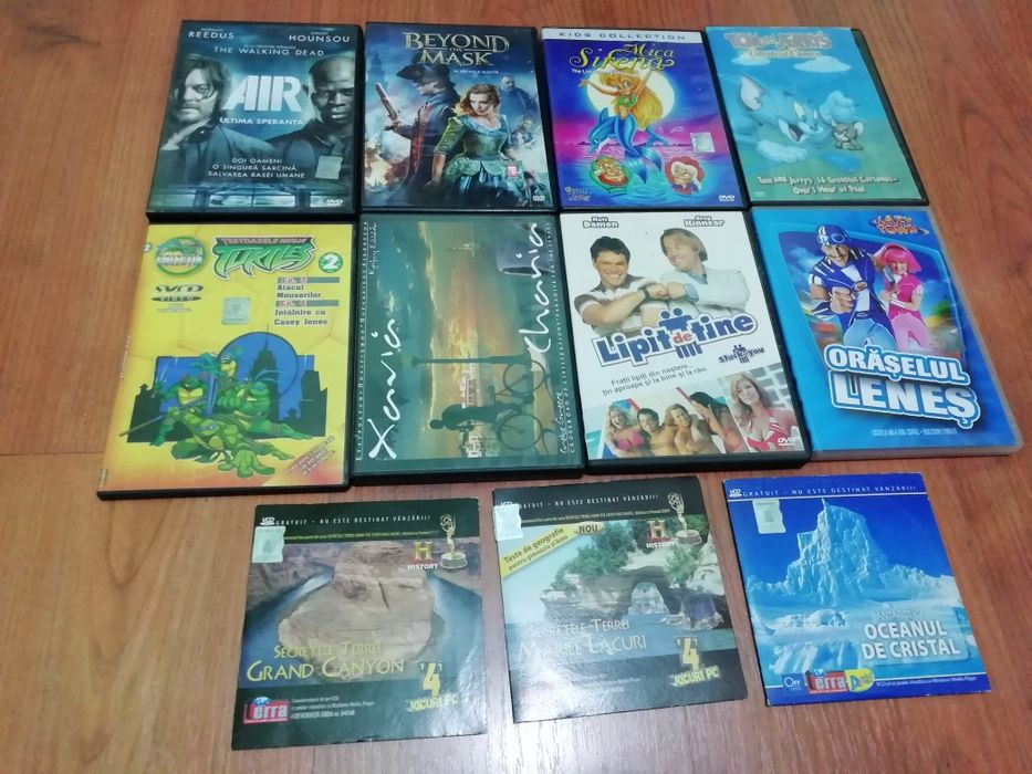 Filme dvd, jocuri pc