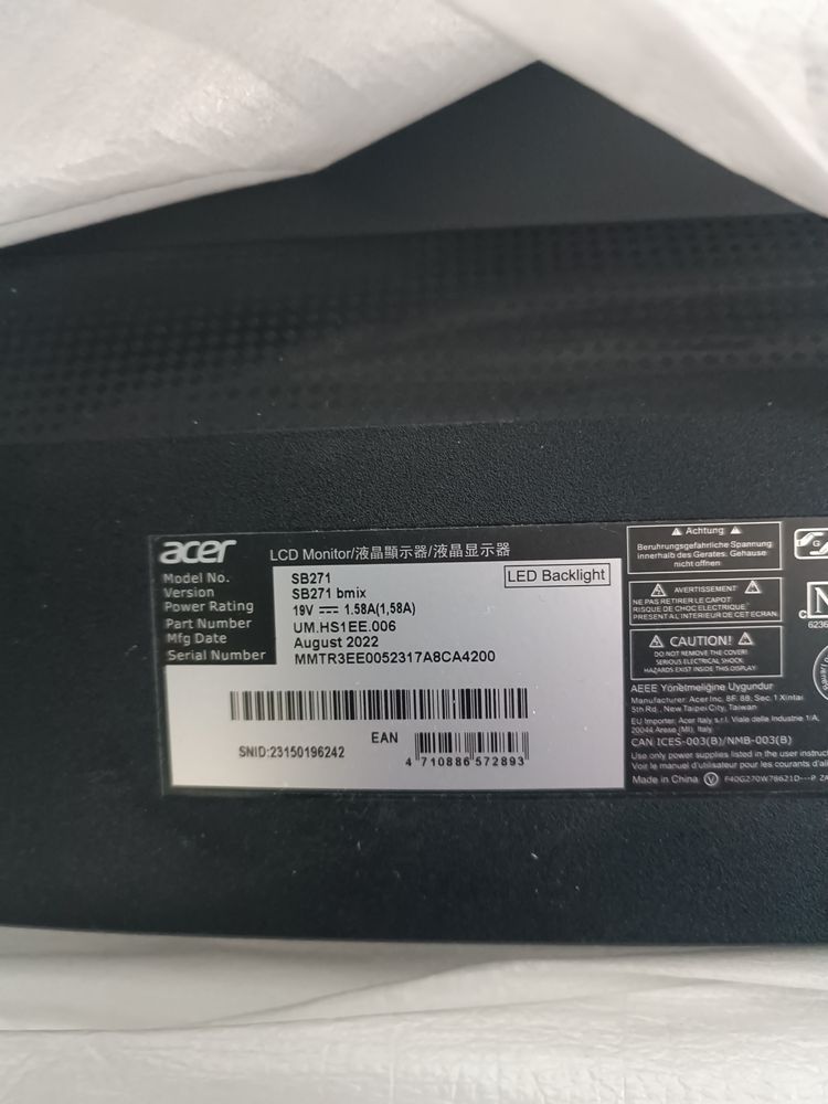 LCD момитор ACER