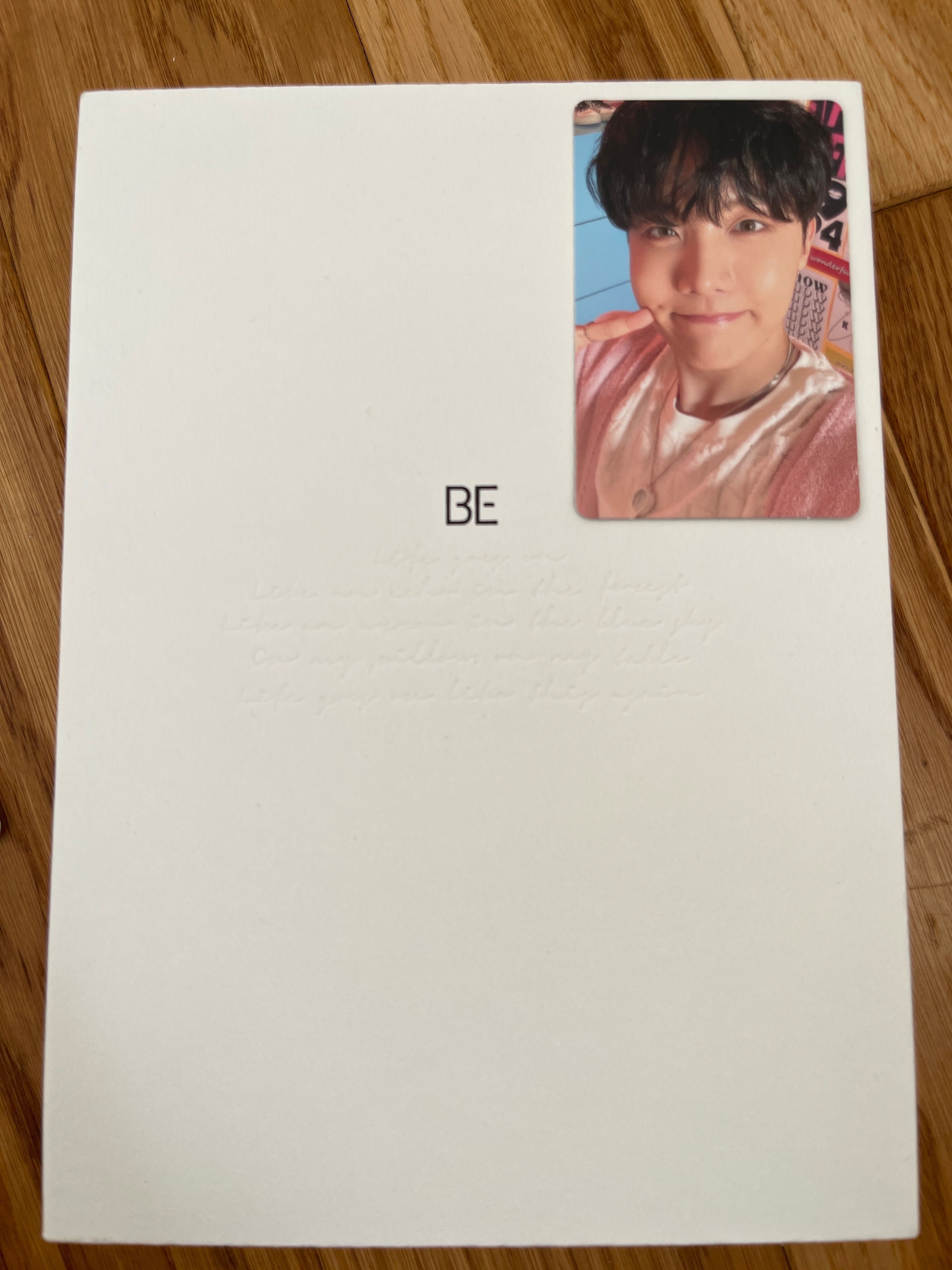 BTS album BE essential version with photocards kpop