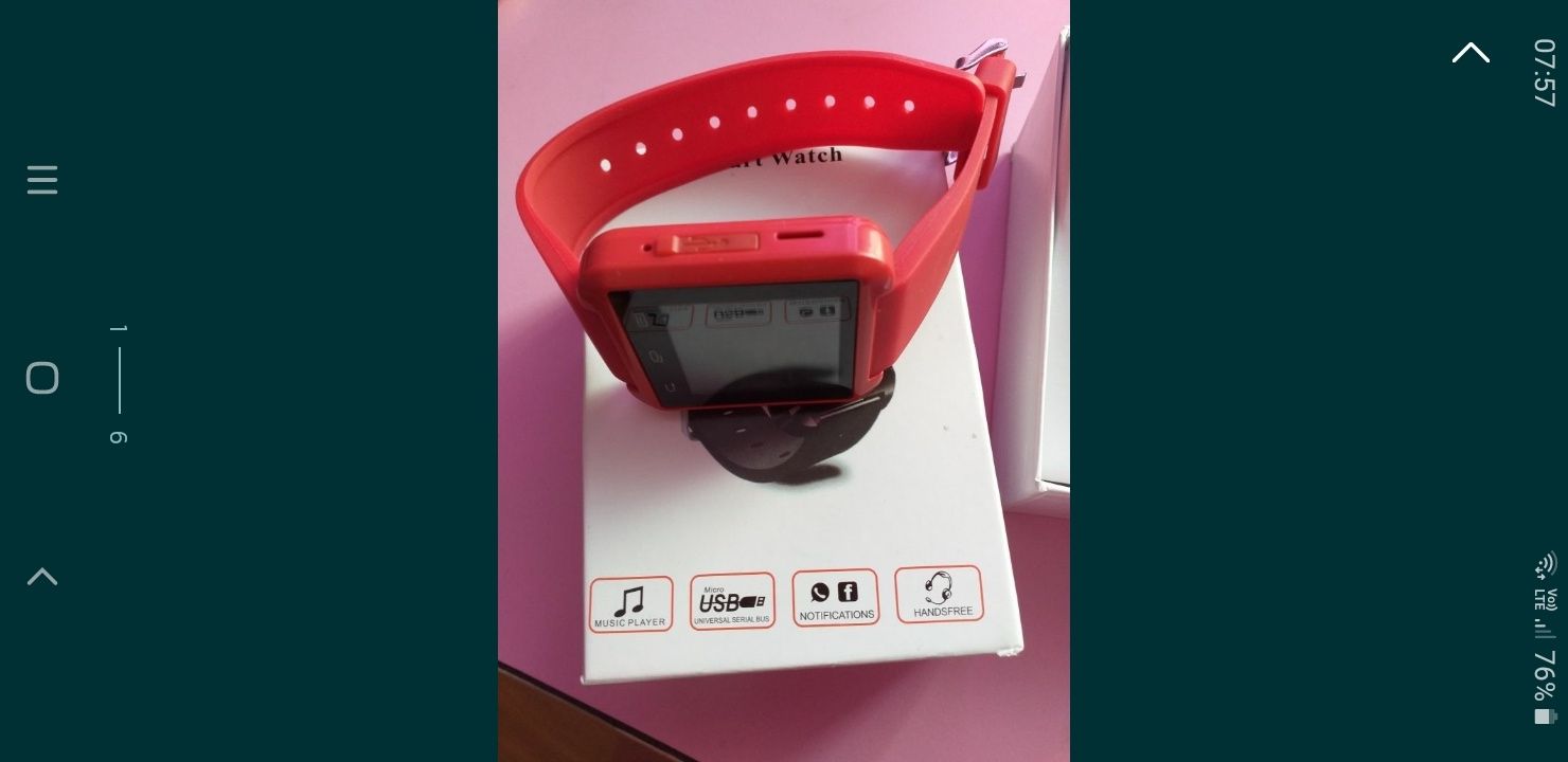 Smart watch nou roșu