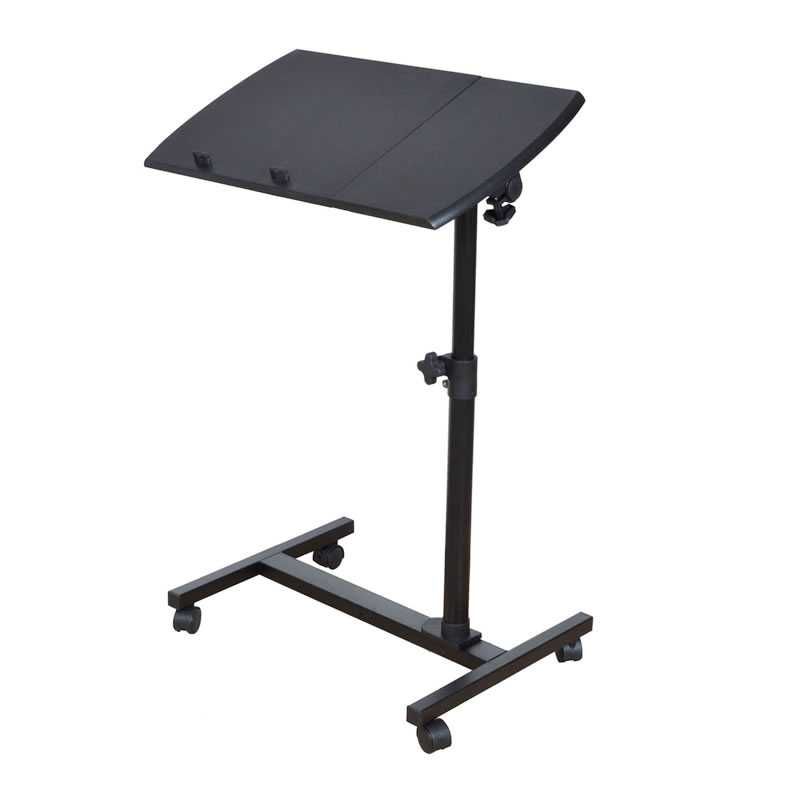 Masuta reglabila pentru laptop cu roti Folding Computer Desk