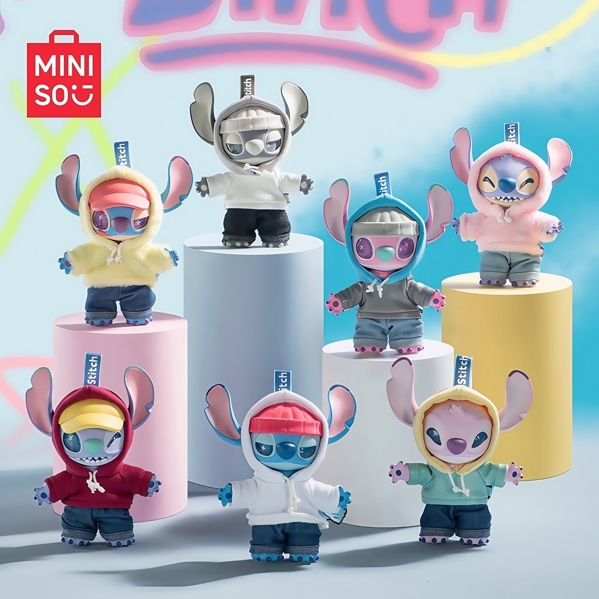 Лабубу Стич Оригинал Miniso