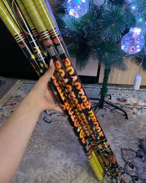 Салюты, бенгальские огни, фонтаны, боксовые салюты на новый год