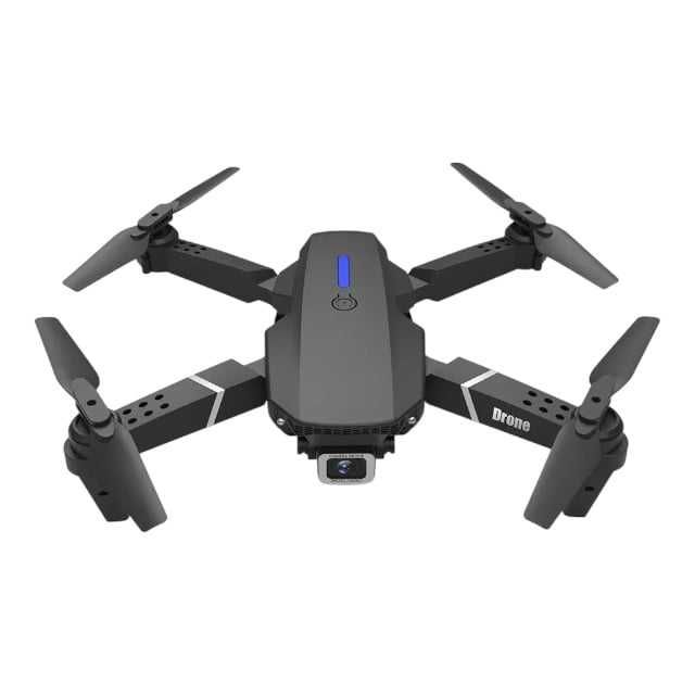 Drona quadcopter dual camera 1080p WIFI KBDFA E88 Pro, 2 Acumulatori