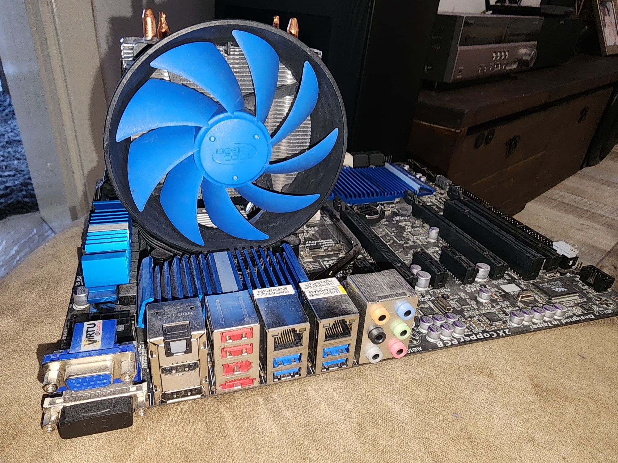 Дънна платка Gigabyte - 1155 + cpu + ram