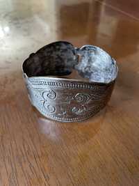 Старинный серебрянный браслет