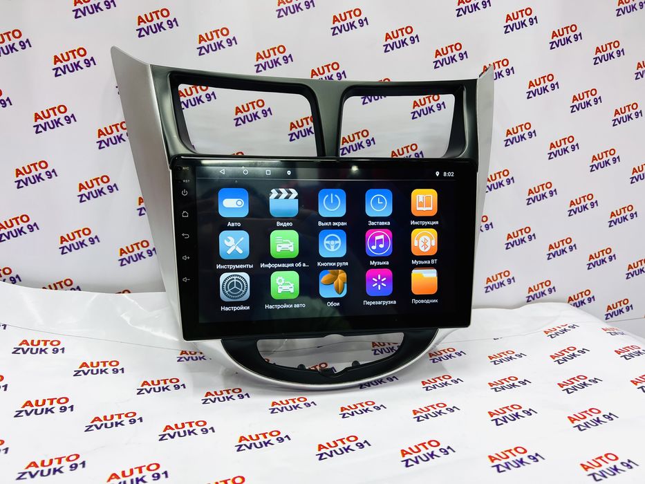Магнитола Андроид  Хюндэ Хёндэ Хюндай Акцент Солярис/Hyundai Accent.