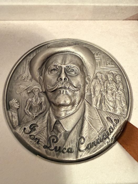 Moneda lingou Argint pur 999% Caragiale !