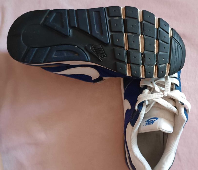 Adidasi Nike alb cu albastru