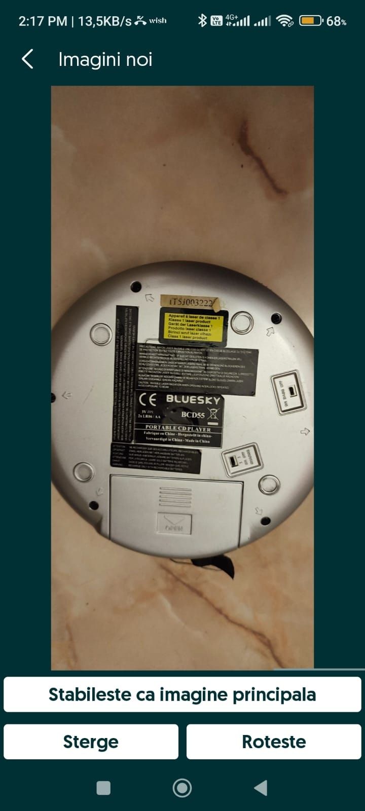 Walkman CD playere