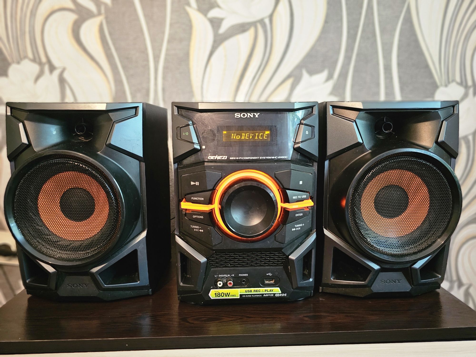 Sony MHC-EX600 Стерио Уредба