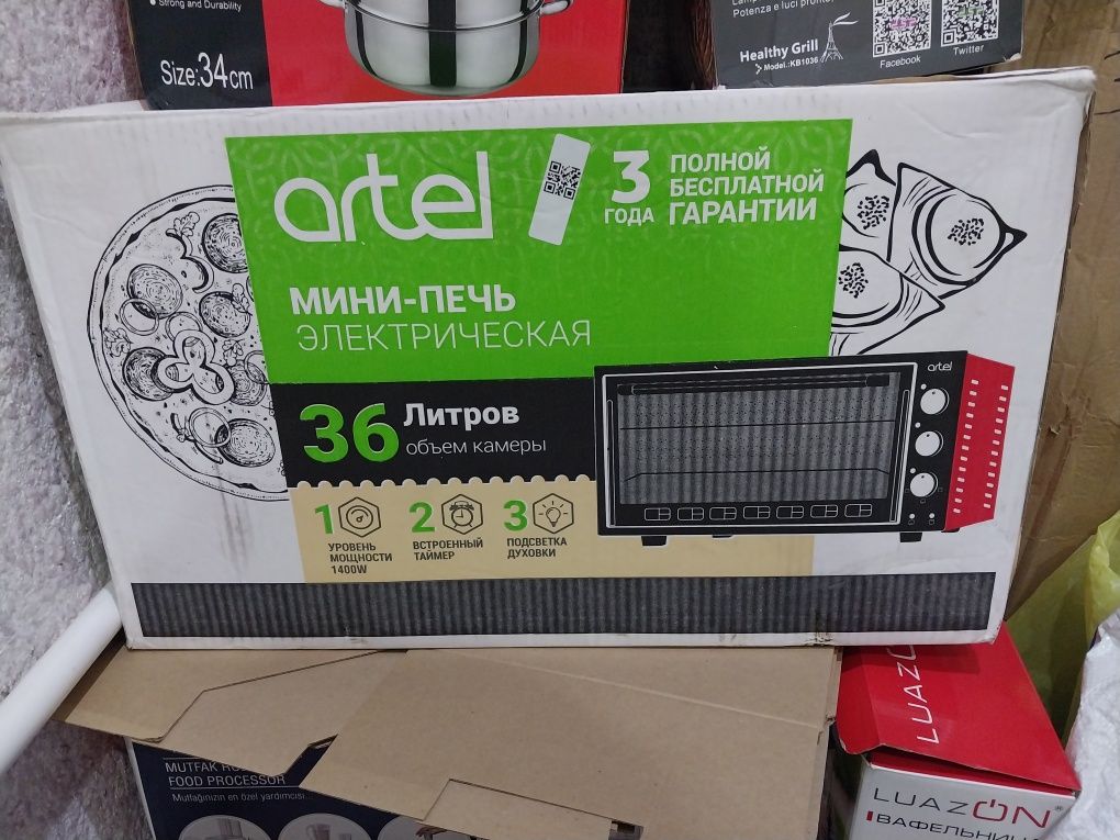 Настольная электропечь Artel MD 3618 E белый